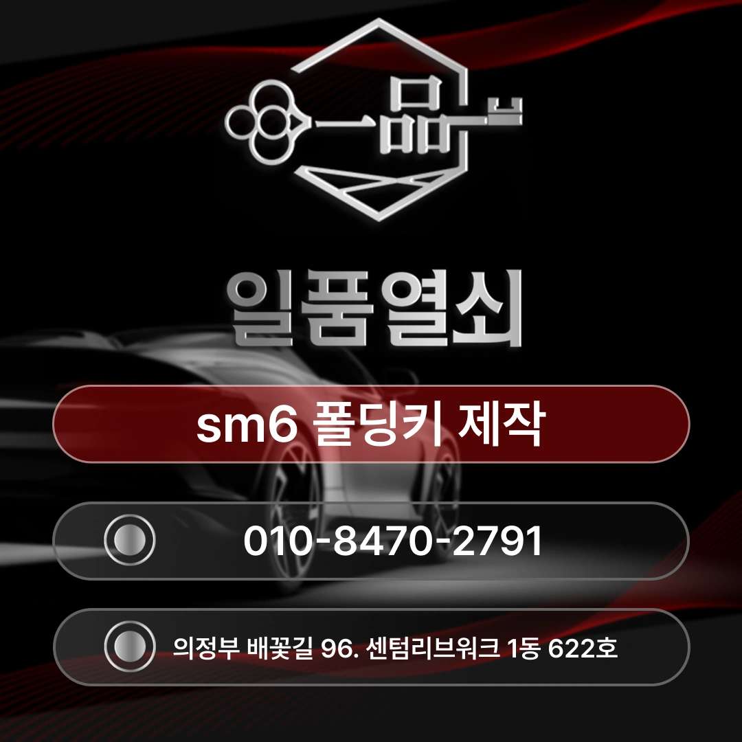 구리시 폴딩키 제작 일품열쇠에 맡겨야 하는 이유[sm6] 섬네일
